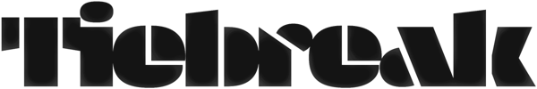 Tiebreak logo, dark version